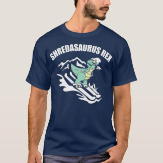 T-shirt Shredasaurus Rex Ski Dinosaur Enfants Fantastique 