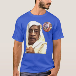 T-shirt Shrila Prabhupada négocie sur le ॐ de Radha-Krsna