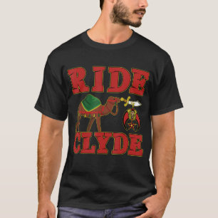 T-shirt Shriner Ride Clyde Nobles Mystic AAONMS Mason Pare
