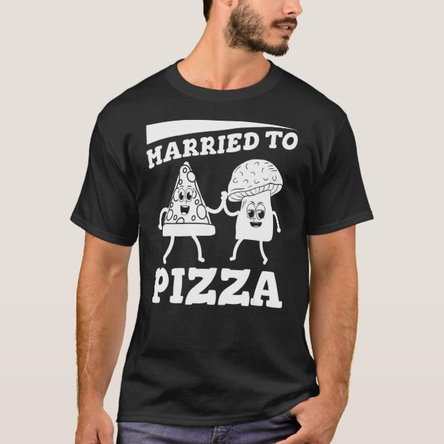 T-shirt Shrooming Pizza Mushrooming - Mycologie Hung Fung (Devant)