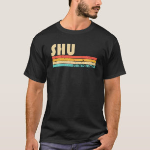 T-shirt Shu Nom Personnalisé Retro Vintage 80s 90s Anniver