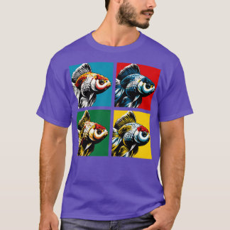 T-shirt Shubunkin Cool de poisson d'or Aquarium Poisson