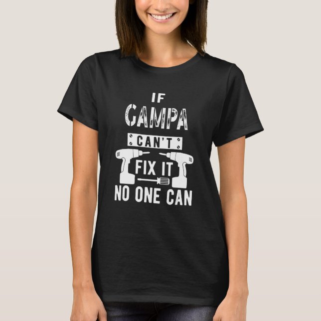T-shirt Si Gampa ne parvient pas à le réparer, personne ne (Devant)