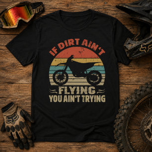 T-shirt Si la terre ne vole pas, c'est que vous n'essayez