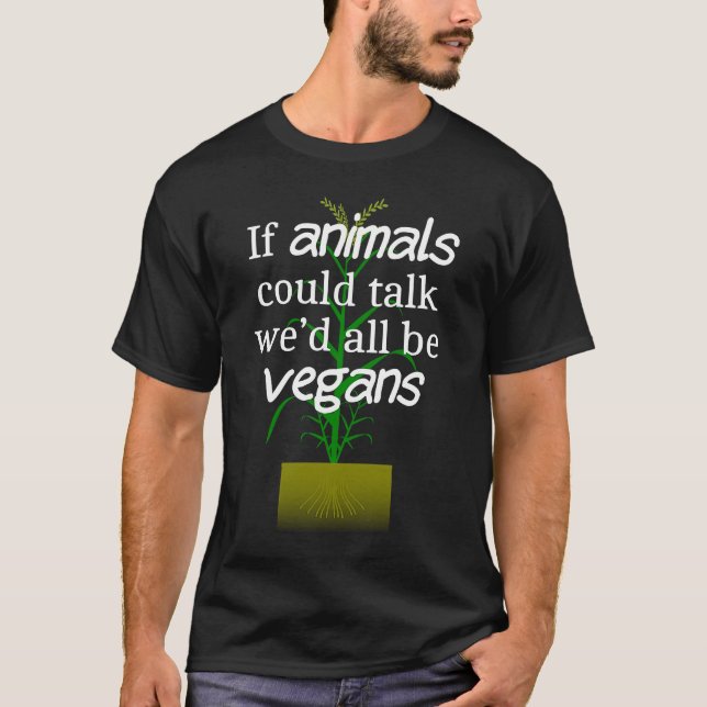 T-shirt Si Les Animaux Pouvaient Parler De Message Pour Pr (Devant)