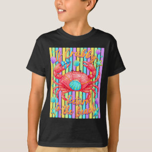 T-shirt Si les crabes reviennent à la plage crabe drôle ét
