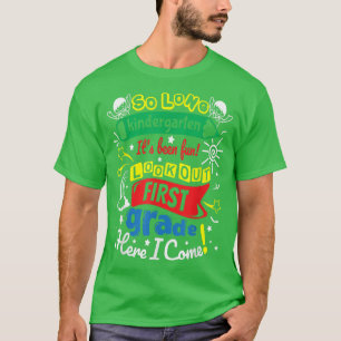 T-shirt Si Long Kindergarten 1ère année ici je viens Gradu