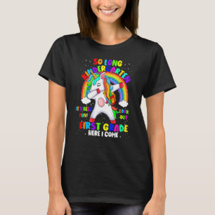 T-shirt Si Long Kindergarten 1ère année ici je viens Gradu