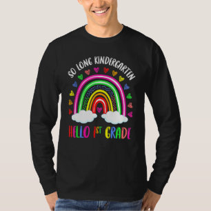 T-shirt Si Long Kindergarten 1ère année ici je viens Gradu
