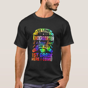 T-shirt Si Long Kindergarten 1ère année ici je viens Gradu