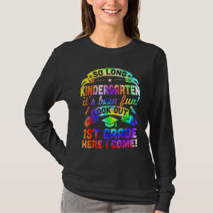 T-shirt Si Long Kindergarten 1ère année ici je viens Gradu