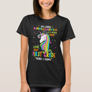 T-shirt Si Long Kindergarten 1ère année ici je viens Gradu