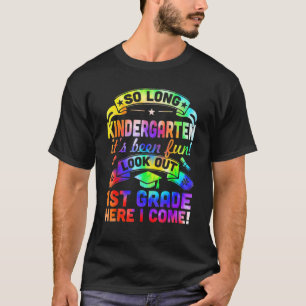 T-shirt Si Long Kindergarten 1ère année ici je viens Gradu