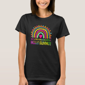 T-SHIRT SI LONG KINDERGARTEN HELLO ÉTUDIANT ÉTÉ