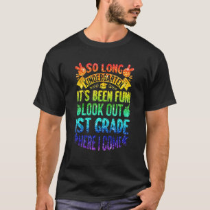 T-shirt Si Longs Jardins D'Enfants Regardez En Première An