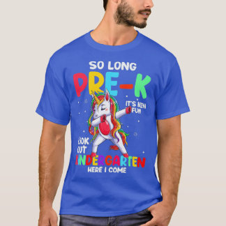 T-shirt Si Longtemps Pré-K jardin d'enfants ici je viens U