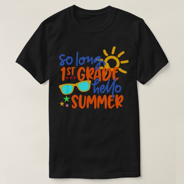 T-shirt SI LONGUE 1ère ANNÉE HELLO ÉTUDIANT ÉTÉ ENFANT (Design devant)