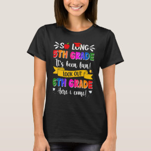 T-shirt Si longue 5e année 6e année Je viens Gradu