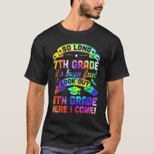 T-shirt Si longue maternelle 8e année ici je viens Graduat