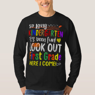 T-shirt Si Longue Maternelle Ici Je Viens 1 Année Enfants 