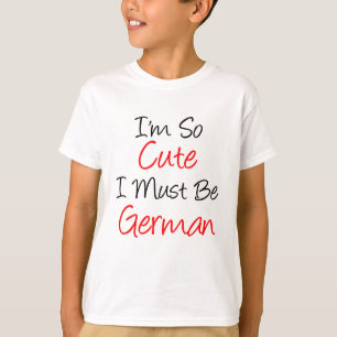T-shirt Si mignon Allemand