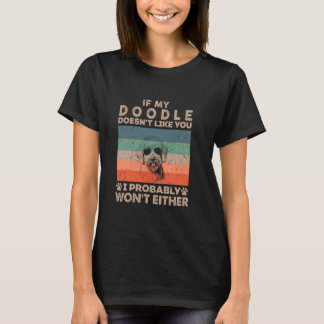 T-shirt Si Mon Doodle ne t'aime pas, je ne le mangerai pro