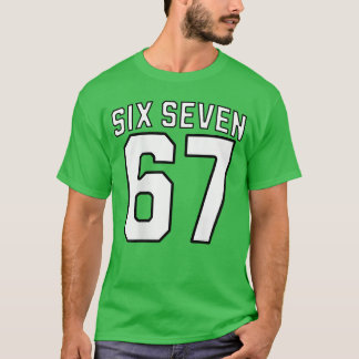 T-shirt Si Seven Meme 67 Maillot de sport pour garçons fil