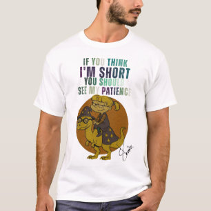 T-SHIRT SI TU PENSES QUE JE SUIS COURT, TU DEVRAIS VOIR MA