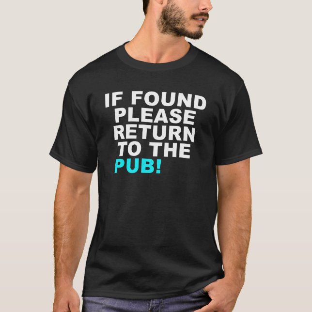 T-SHIRT SI VEUILLEZ TROUVER RETOUR À LA PUBLICATION ! (Devant)