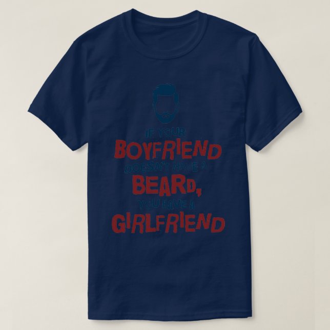 T-shirt Si Votre Garçon N'A Pas De Barbe (Design devant)