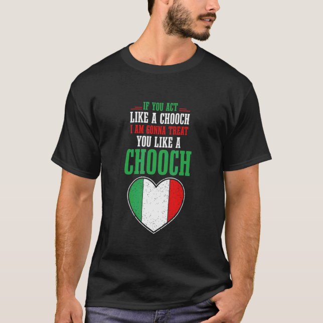 T-shirt Si Vous Agissez Comme Un Choix, Je Vais Vous Trait (Devant)
