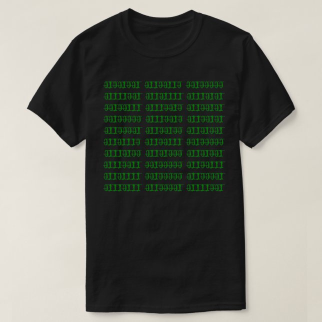 T-shirt Si vous lisez ceci disparaît en binaire (Design devant)