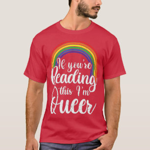 T-shirt Si Vous Lisez Cet Im Lesbienne gay LGBTQ Gay P
