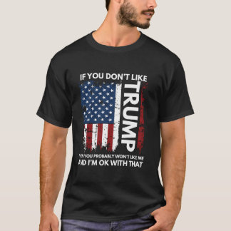 T-shirt Si vous n'aimez pas Trump alors vous ne voulez pas
