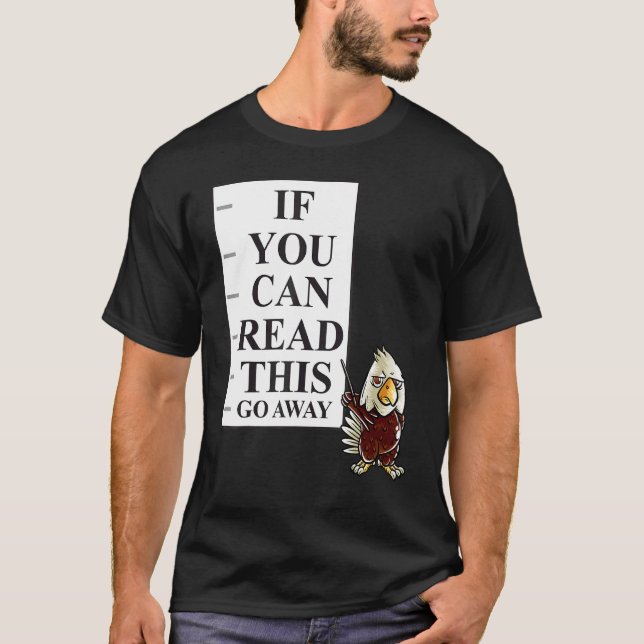 T-shirt Si Vous Pouvez Lire Cela Allez-Y Nerd American Bal (Devant)