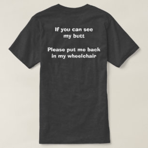 T-shirt Si vous pouvez voir mon bout - citation drôle de