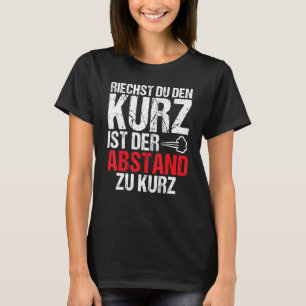 T-shirt Si vous sentez le panier la distance à court est a