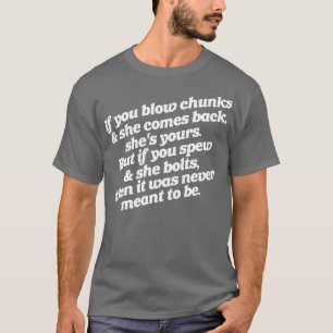 T-shirt Si Vous Soufflez Des Choncs Si Vous Parlez