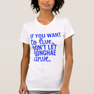 T-shirt Si vous voulez vivre… - Pièce en t junior superbe