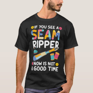 T-shirt Si vous voyez découseur drôle tricotage quiltiste