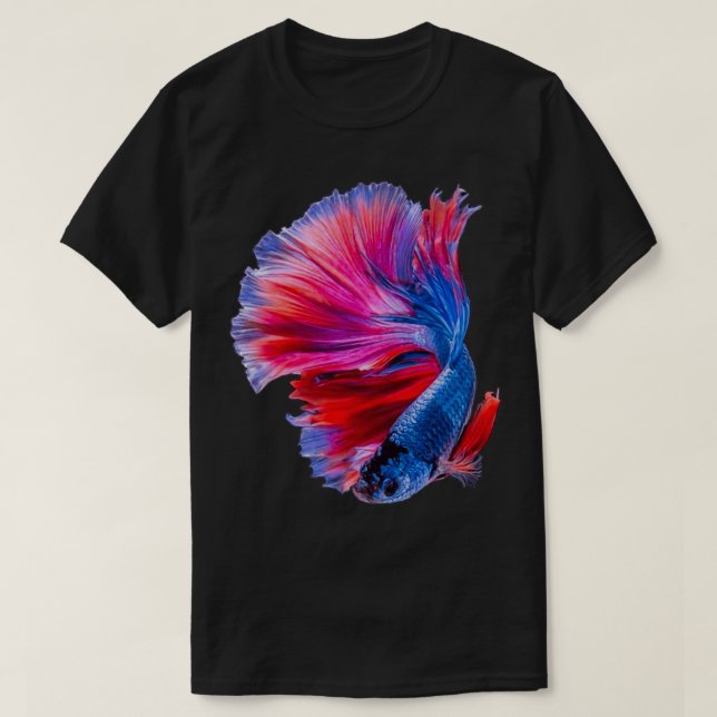 T-shirt Siamais combattant le poisson 47 (Design devant)