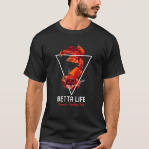 T-shirt Siamese Combattre Poisson Betta Life Poisson Aquar