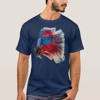 T-shirt Siamese Fighting poisson joli design pour les gens
