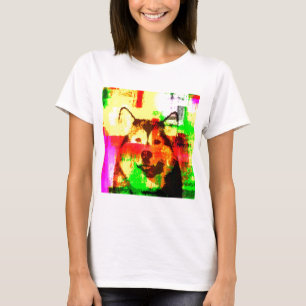 T-shirt Sibérie Husky Chig Art