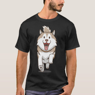 T-shirt Sibérie Husky Cute Husky 28