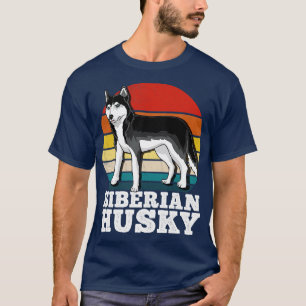 T-shirt Sibérie Husky Retro