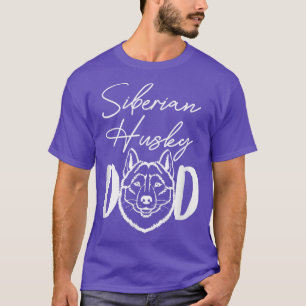 T-shirt Sibérien Husky Papa Husky Daddy Husky Propriétaire