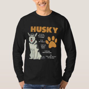 T-shirt Sibérien Husky règles Chien Huskies Funny Husk