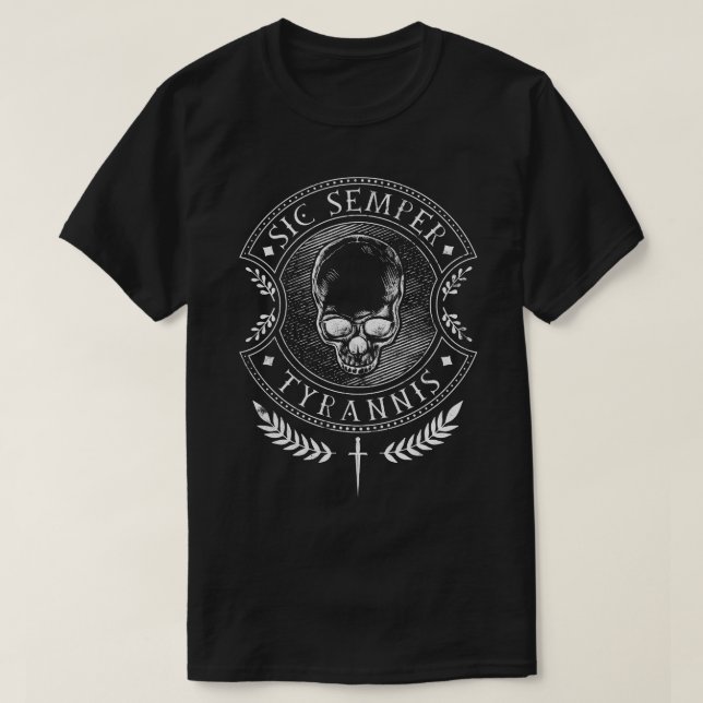 T-shirt Sic Semper Tyrannis (Design devant)