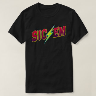 T-shirt Sic'Em Go Dawgs Highschool Football Fan Spirit